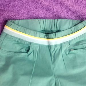 Korean Green Pants for Girls