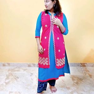 Kurti with Jacket Style Dress