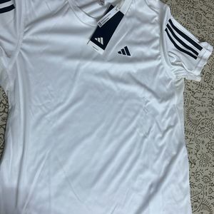 Adidas White Running Tshirt