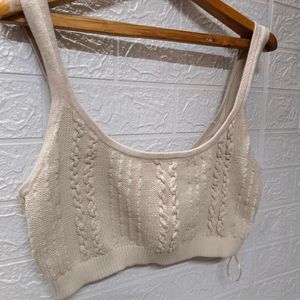 This chic Cream Bralet Top