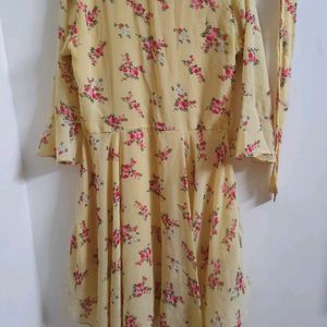 Floral Mid Length Dress