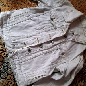 White Denim Jacket