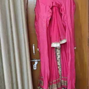 Red Kurta Set