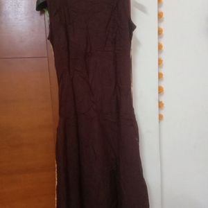 A Line Kurti With Leggings