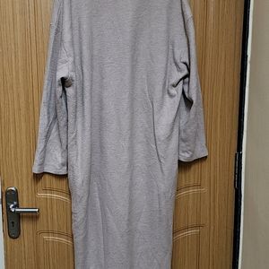 Long Oversize Sweatshirt With Pockets