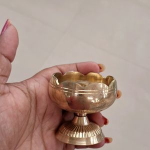 2pc Brass Diya