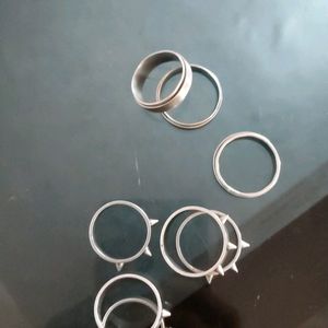 Mini Stainless Steel Defense And Stylish Rings