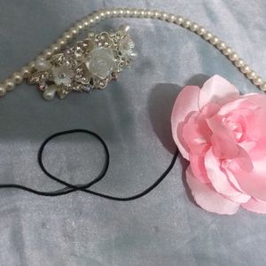 Satin Rose Choker | Necklace