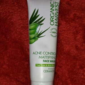 Organic Harvest Acne Control Mattifying Facewash