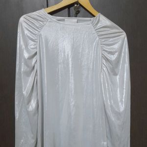 Silver Sheen Top