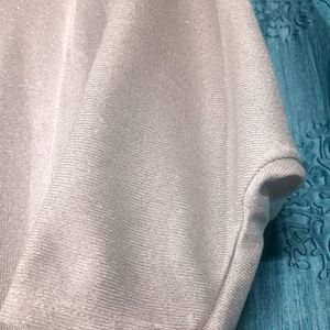 Shimmering Grey Partywear Top