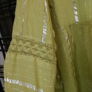 Anarkali Kurti Cut Work