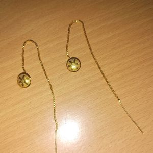 Combo Of Hanging Sui Dhaga & Dimnad Earings