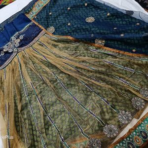 Beautiful Lehnga Style Heavy Work Saree 😍😍