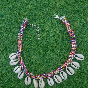 Beautiful Handmade Cowrie Shell Choker