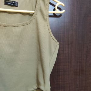 ARMY COLOR TANK TOP