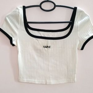 Shein Women Crop Tops And Chanel Top