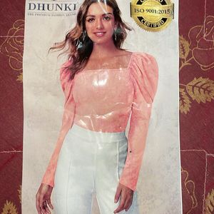 Dhunki Crop Top