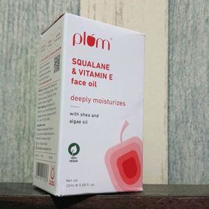 Plum Squalane & Vitamin E Face Oil (New)