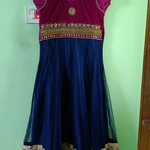 Long Frock For Kids(can Be Used As Kurta Also)