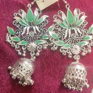 Green Beautiful Jhumki😍👌