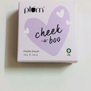 plum cheek -a-boo matte blush