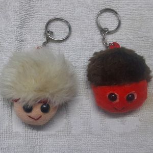 Combo Of 3 Cute & Funky Keychains