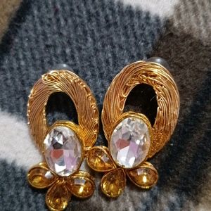 Western Kundan Earrings