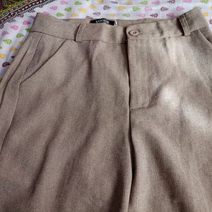 Beige Formal Pant