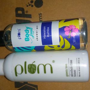 Plum Green Tea Toner And Hawaiian Rumba Body Wash