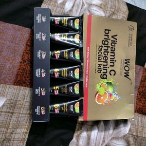 Pack Of 6 In 1 Vitamin c Facial Kit New Sealed Pac