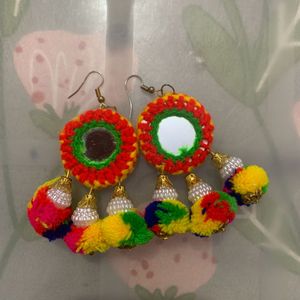 Pompom Earrings