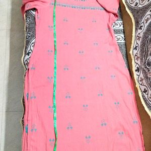 Avaasa Peach Colour Kurti For Women