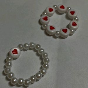 Heart Rings Aesthetic (Pack Of 4)