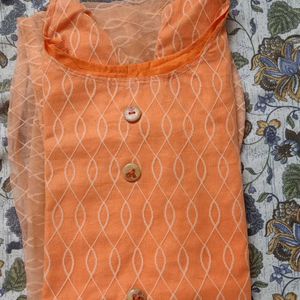 It's A Beautiful Kurti Net Used Is Very Soft