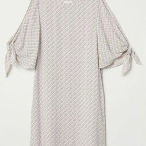 H&M Dress with Tie Sleeves