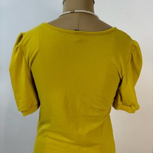 Tokyo Talkies yellow Top