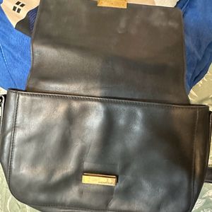 Michael Kors Black Flap Cross Body Bag