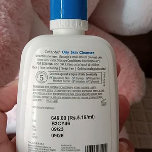 Cetapfil Oily Skin Cleanser And Freed Perfume