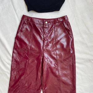 H&M Leather Pants