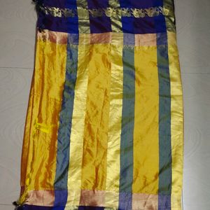 Beautiful Haldi Ceremony Yellow Saree