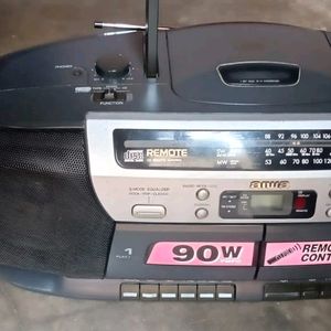 Aiwa Dual Tape Recorders Big size