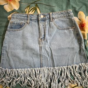 Mini Denim Skirt