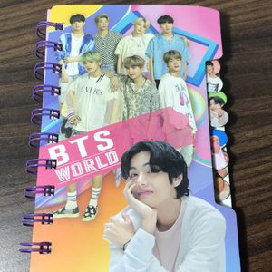 Bts Diary With A Cute Key Chain Of BT21 ( TATA )