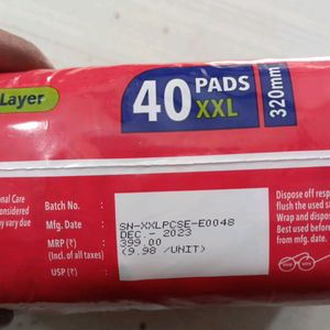 EVERTEEN SANITARY PAD 40PIECE XXL.