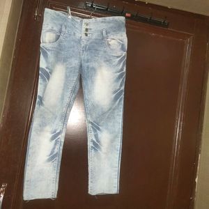 Women Denim Skinny Jeans High Waist