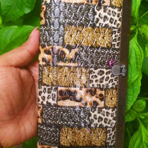 Tiger Print Glosy Women Wallet (Purse)