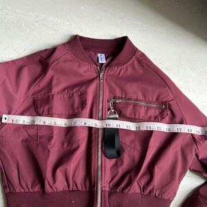 Wine, Colour Jacket Cum Top