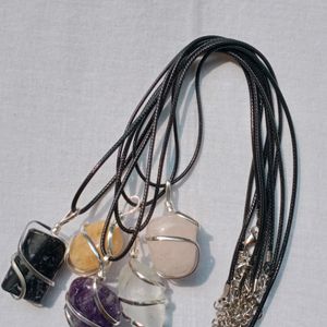 Crystal Pendants Combo Of 5