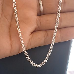 Real Silver Chain (Round B Box) 😍
